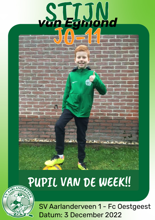 PUPIL van de week - Stijn E