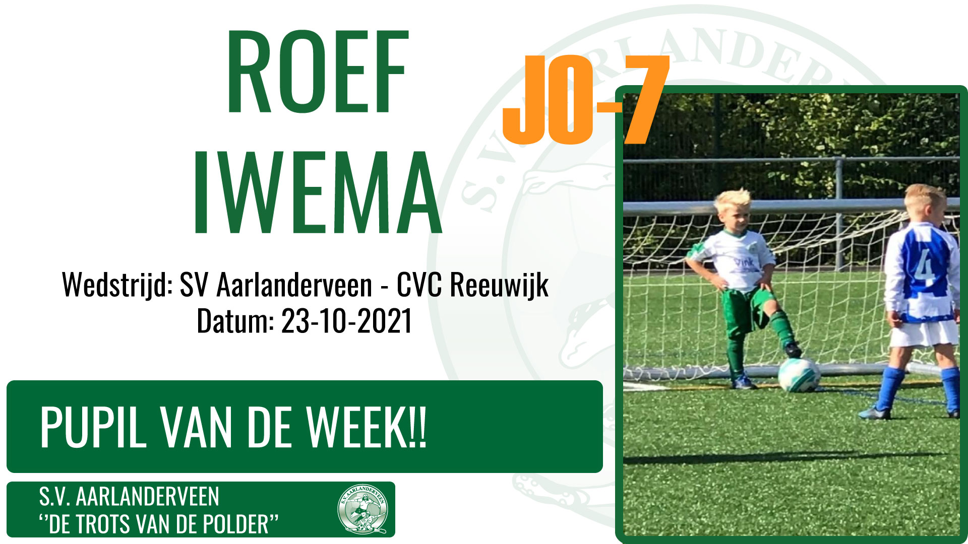 PUPIL van de week - Roef